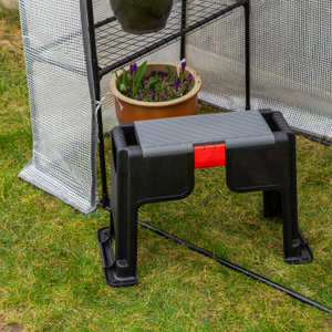 Woodside 3-in-1 Portable Garden Kneeler Stool Seat Step & Kneeling Pad