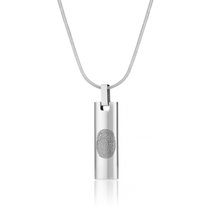 Fingerprint Pendant Urn Necklace