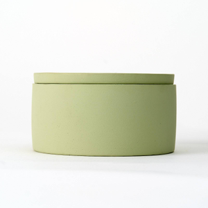 50cl Green Concrete Jar with Lid