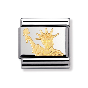 Classic Gold Statue of Liberty Charm