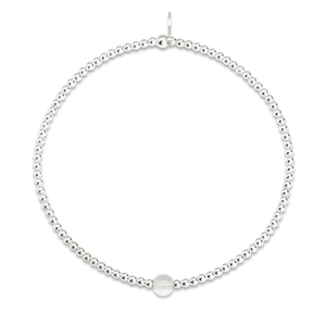 Signature Silver Crystal April Birthstone IMERAKI Bracelet
