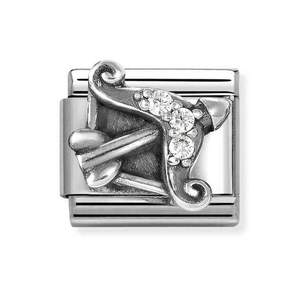 Classic Silver Sagittarius Charm