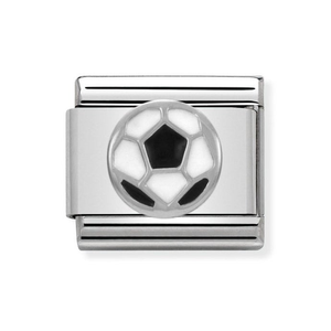 Classic Silver Soccer Ball Charm