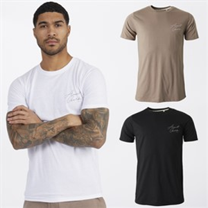 Avant Garde Mens Garron Three Pack T-Shirts Black/White/Mink