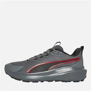 Puma Mens Skyrocket Lite Trail Running Shoes Cool Dark Gray/For All Time Red