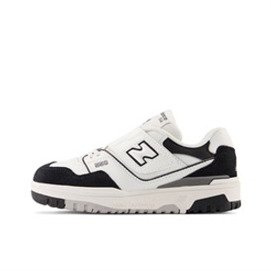 New Balance Boys 550 Trainers White/Black/Rain Cloud