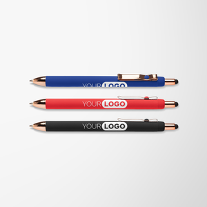 Soft Touch Lia Stylus Pen with Rose Gold Trim