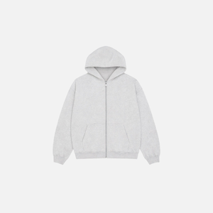 Full Zip Hoodie | Grey Marl