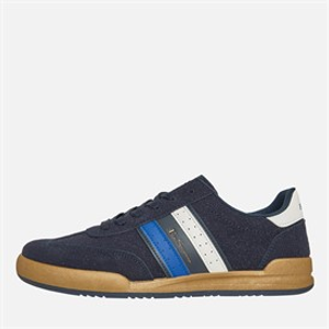 Ben Sherman Mens Sokka Stripe Trainers Navy/White/Blue