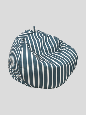 Island Bay Bean Bag in Navy Stripe