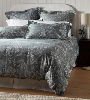 Florence Floral Jacquard 100% Cotton Duvet Cover