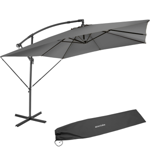 Ombrellone Apollon con manovella 2,5 x 2,5 m 