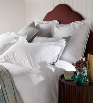 White Freya 100% Cotton Pillowcase