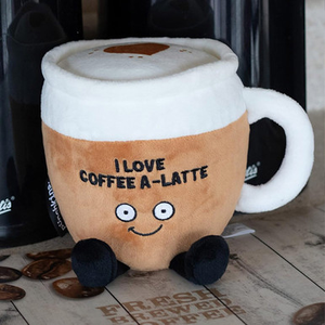 "I Love Coffee A-Latte!" Coffee Punchkin Toy