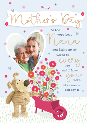 Boofle Very Best Nana Photo Upload Mother's Day Card