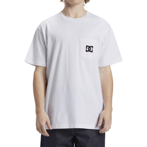 DC Shoes Mens DC Star Pocket Short Sleeve T-Shirt - L / White (Black)
