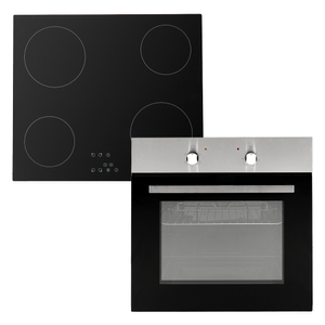 60cm Ceramic Hob & 60cm Built In Electric Oven Pack