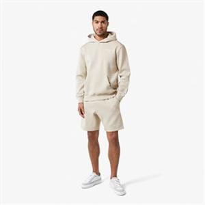Closure London Mens Relaxed Fit Signature Hoodie And Shorts Set Stone