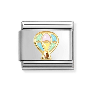 Classic Gold Coloured Hot Air Balloon Charm