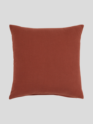 Newport Large Square Cushion Cover in Rust