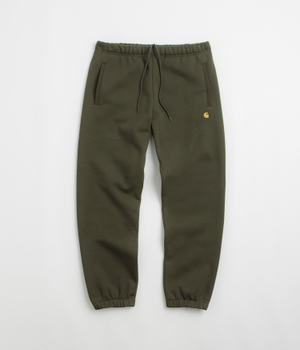 Carhartt Chase Sweatpants - Olive / Gold