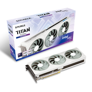 Sparkle Intel Arc B580 TITAN LUNA OC 12GB GDDR6 Graphics Card - SB580TW-12GOC