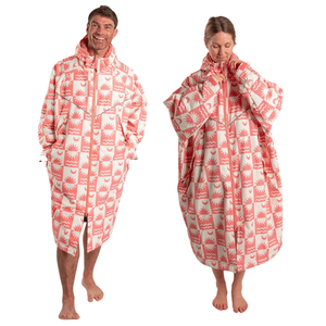 Saltrock Adults Four Season Changing Robe - M / Coral