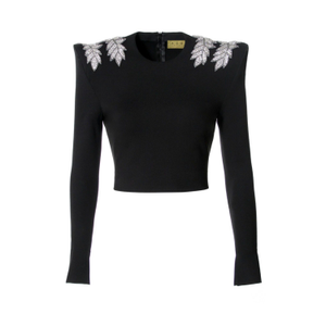 Amber Perle Noir Blouse (XXS)