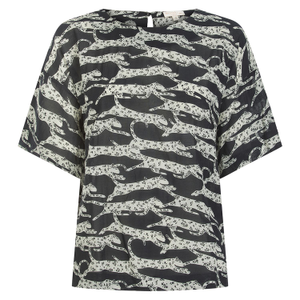 Anna Boxy Blouse - Black (L)