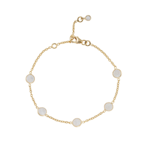 Antibes Moonstone & Gold Vermeil Bracelet (one size)