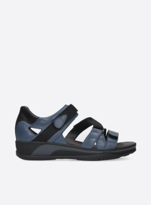 Desh - denim leather - Blue, 41