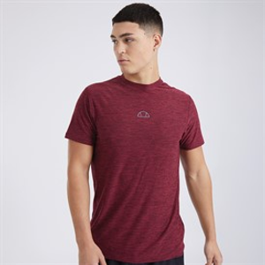 Ellesse Mens Callisto T-Shirt Burgundy Marl