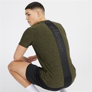 Ellesse Mens Callisto T-Shirt Khaki Marl