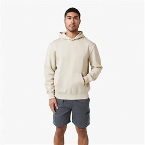 Closure London Mens Hoodie And Cargo Shorts Twinset Stone/Charcoal