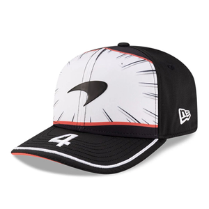 McLaren Racing Lando Norris Replica Japan Race Special Black 9SEVENTY Stretch Snap Adjustable Cap