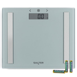 Salter BMI Compact Glass Green Bathroom Scales