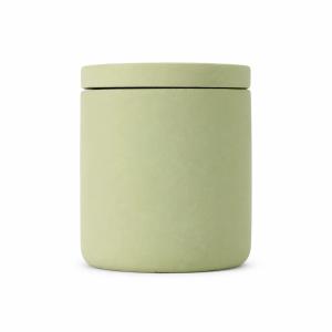 200ml Green Concrete Jar with Lid - Box of 6