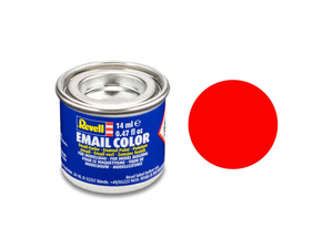 Revell Matt Luminous Orange (RAL 2005) Email Colour 14ml Model Paint No.25