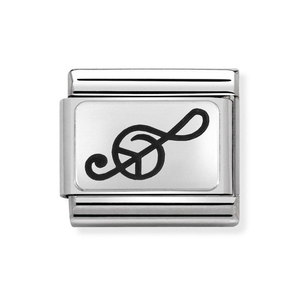 Classic Silver Treble Clef Charm