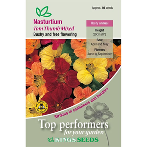 Nasturtium <i>Tom Thumb Mixed</i>