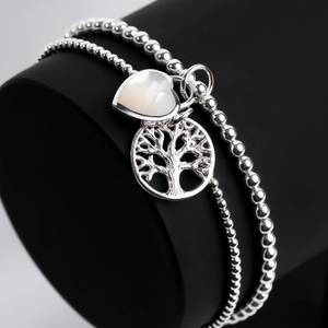 Signature Heart & Tree of Life IMERAKI Bracelet Set