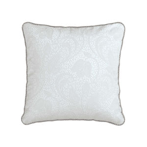 Ashleigh Cushion 40cm x 40cm, Platinum