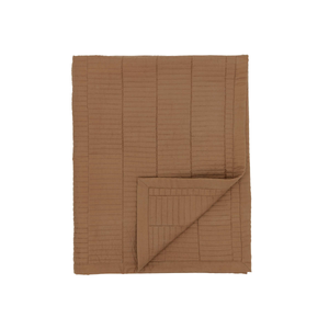 Zenda Quilted Throw, Tan