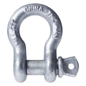 Import 1 1/2" Galvanized Screw Pin Anchor Shackles WLL 17 Tons #1088130