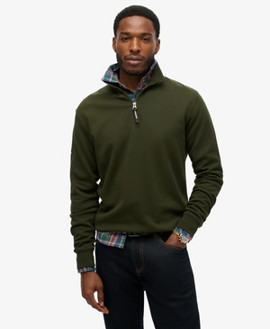 Utility Logo Half-Zip Sweatshirt