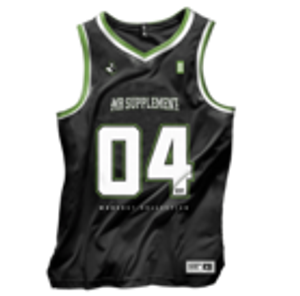 Mr Supplement Retro Basketball Singlet (X Large)