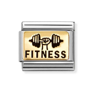 Classic Gold Fitness Charm
