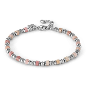 Instinct Steel Pink Jade Sea Bracelet