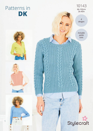Tank, Sweaters and Cardigan in Stylecraft Special DK (10143)