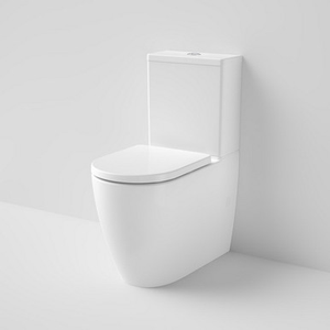 Urbane II Cleanflush® Wall Faced Close Coupled Toilet Suite Bottom Inlet w/ Soft Close Seat White 4Star [195977]
